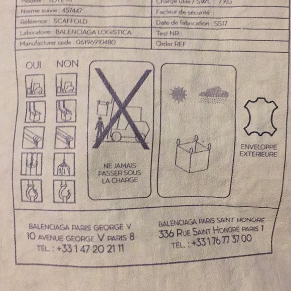 BALENCIAGA TOTE AUTHENTIC - Picture 11 of 16